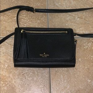 black  kate spade cross body bag